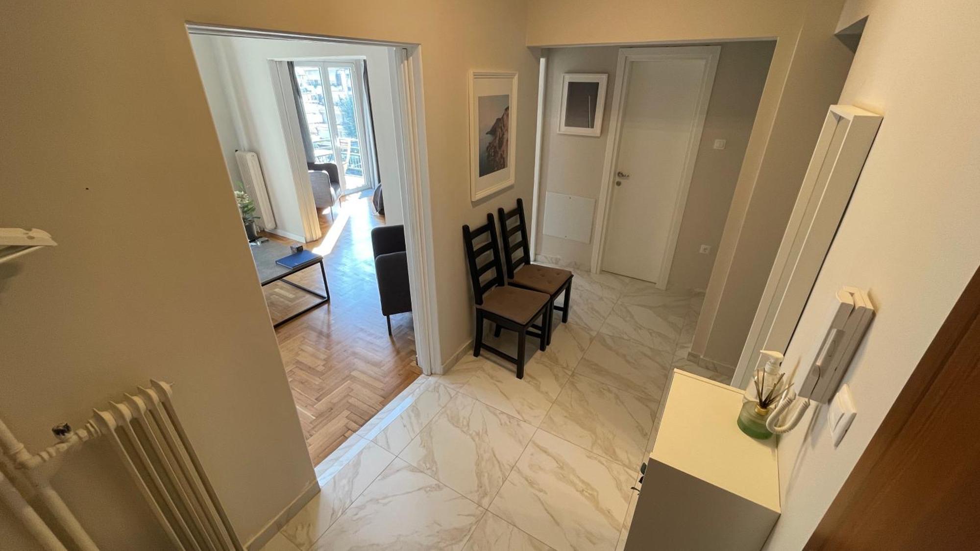 2 Newly Renovated Charming Steps From Panormou Metro Station * Athens